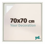 Lyon MDF Baklijst 70x70cm Wit Mat Voorzijde Maat | Yourdecoration.nl
