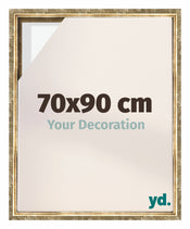 Lyon MDF Baklijst 70x90cm Goud Antiek Voorzijde Maat | Yourdecoration.nl