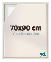 Lyon MDF Baklijst 70x90cm White Wash Voorzijde Maat | Yourdecoration.nl