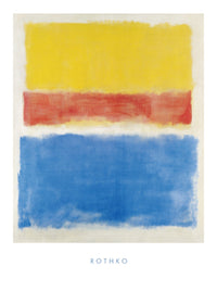 Mark Rothko  Untitled Yellow Red and Blue Kunstdruk 60x80cm | Yourdecoration.nl