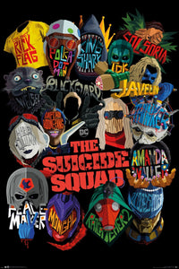 Gbeye The Suicide Squad Icons Poster 61X91 5cm | Yourdecoration.nl