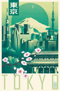 Gbeye Japan Tokyo Poster 61X91 5cm | Yourdecoration.nl