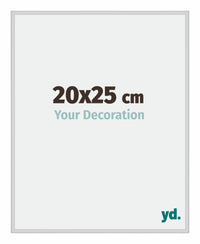 Miami Aluminium Fotolijst 20x25cm Zilver Mat Voorzijde Maat | Yourdecoration.nl