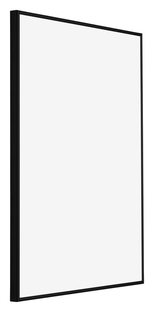 Miami Aluminium Fotolijst 29 7x42cm A3 Zwart Hoogglans Voorzijde Schuin | Yourdecoration.nl