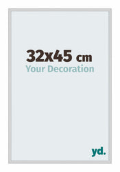Miami Aluminium Fotolijst 32x45cm Zilver Mat Voorzijde Maat | Yourdecoration.nl