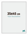 Miami Aluminium Fotolijst 35x45cm Zilver Mat Voorzijde Maat | Yourdecoration.nl