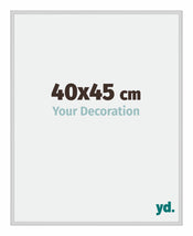 Miami Aluminium Fotolijst 40x45cm Zilver Mat Voorzijde Maat | Yourdecoration.nl