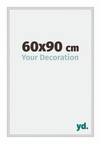 Miami Aluminium Fotolijst 60x90cm Zilver Mat Voorzijde Maat | Yourdecoration.nl
