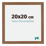 Mura MDF Fotolijst 20x20cm Eiken Rustiek Voorzijde Maat | Yourdecoration.nl
