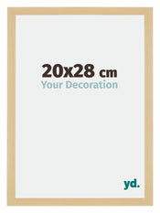 Mura MDF Fotolijst 20x28cm Ahorn Decor Voorzijde Maat | Yourdecoration.nl
