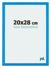 Mura MDF Fotolijst 20x28cm Helder Blauw Voorzijde Maat | Yourdecoration.nl