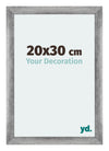 Mura MDF Fotokader 20x30cm Grijs Geveegd Voorzijde Maat | Yourdecoration.nl
