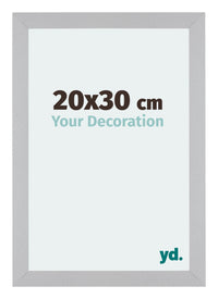 Mura MDF Fotolijst 20x30cm Zilver Mat Voorzijde Maat | Yourdecoration.nl
