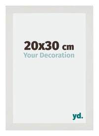Mura MDF Fotolijst 20x30cm Wit Mat Voorzijde Maat | Yourdecoration.nl