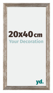 Mura MDF Fotolijst 20x40cm Metaal Vintage Voorzijde Maat | Yourdecoration.nl