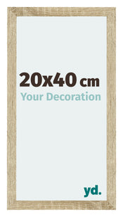 Mura MDF Fotolijst 20x40cm Sonoma Eiken Voorzijde Maat | Yourdecoration.nl