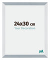 Mura MDF Fotolijst 24x30cm Aluminium Geborsteld Voorzijde Maat | Yourdecoration.nl