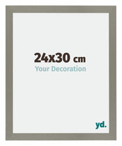 Mura MDF Fotolijst 24x30cm Grijs Voorzijde Maat | Yourdecoration.nl