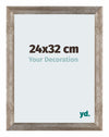 Mura MDF Fotolijst 24x32cm Metaal Vintage Voorzijde Maat | Yourdecoration.nl
