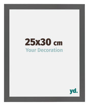 Mura MDF Fotolijst 25x30cm Antraciet Maat | Yourdecoration.nl