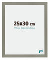 Mura MDF Fotolijst 25x30cm Grijs Voorzijde Maat | Yourdecoration.nl
