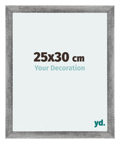 Mura MDF Fotokader 25x30cm Grijs Geveegd Voorzijde Maat | Yourdecoration.nl