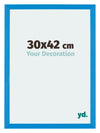 Mura MDF Fotolijst 30x42cm Helder Blauw Voorzijde Maat | Yourdecoration.nl