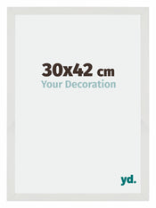 Mura MDF Fotolijst 30x42cm Wit Mat Voorzijde Maat | Yourdecoration.nl