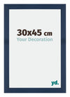 Mura MDF Fotolijst 30x45cm Donkerblauw Geveegd Voorzijde Maat | Yourdecoration.nl