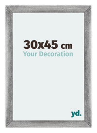 Mura MDF Fotokader 30x45cm Grijs Geveegd Voorzijde Maat | Yourdecoration.nl