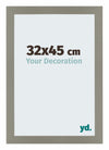 Mura MDF Fotolijst 32x45cm Antraciet Voorzijde Maat | Yourdecoration.nl