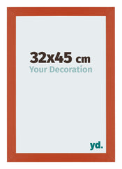 Mura MDF Fotolijst 32x45cm Oranje Voorzijde Maat | Yourdecoration.nl