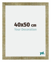Mura MDF Fotolijst 40x50cm Goud Antiek Voorzijde Maat | Yourdecoration.nl