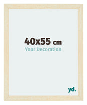 Mura MDF Fotolijst 40x55cm Zand Geveegd Voorzijde Maat | Yourdecoration.nl