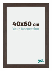 Mura MDF Fotolijst 40x60cm Eiken Donker Voorzijde Maat | Yourdecoration.nl