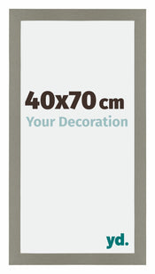Mura MDF Fotolijst 40x70cm Grijs Voorzijde Maat | Yourdecoration.nl