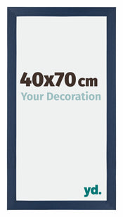 Mura MDF Fotolijst 40x70cm Donkerblauw Geveegd Voorzijde Maat | Yourdecoration.nl