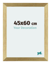 Mura MDF Fotolijst 45x60cm Goud Glanzend Voorzijde Maat | Yourdecoration.nl