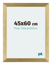 Mura MDF Fotolijst 45x60cm Goud Glanzend Voorzijde Maat | Yourdecoration.nl