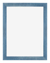 Mura MDF Fotolijst 45x60cm Helder Blauw Geveegd Voorzijde | Yourdecoration.nl