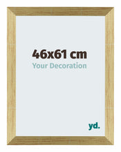 Mura MDF Fotolijst 46x61cm Goud Glanzend Voorzijde Maat | Yourdecoration.nl