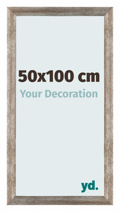 Mura MDF Fotolijst 50x100cm Metaal Vintage Voorzijde Maat | Yourdecoration.nl