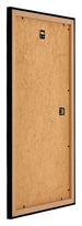 Mura MDF Fotolijst 50x100cm Zwart Hoogglans Achterzijde Schuin | Yourdecoration.nl