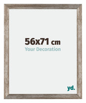 Mura MDF Fotolijst 56x71cm Metaal Vintage Voorzijde Maat | Yourdecoration.nl
