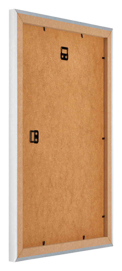 Mura MDF Fotolijst 60x85cm Aluminium Geborsteld Achterzijde Schuin | Yourdecoration.nl