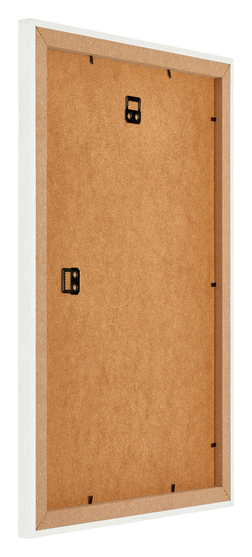 Mura MDF Fotolijst 60x85cm Wit Geveegd Achterzijde Schuin | Yourdecoration.nl