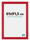 Mura MDF Fotolijst 61x91 5cm Rood Voorzijde Maat | Yourdecoration.nl