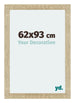 Mura MDF Fotolijst 62x93cm Sonoma Eiken Voorzijde Maat | Yourdecoration.nl