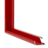 New York Aluminium Fotolijst 20x20cm Ferrari Rood Detail Doorsnede | Yourdecoration.nl