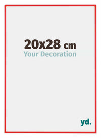 New York Aluminium Fotolijst 20x28cm Ferrari Rood Voorzijde Maat | Yourdecoration.nl